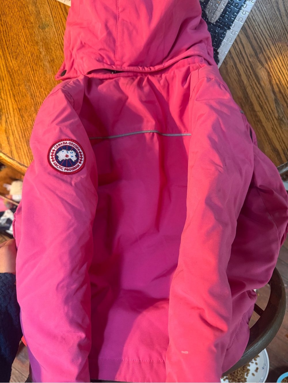 Canada Goose Lynx parka Bright Pink Hooded Puffer Jacket - Picture 12 of 15